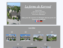 Tablet Screenshot of kervoal.com
